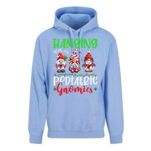 Hanging With My Pediatric Gnomies Cute Xmas Gnome Nurse Cute Gift Unisex Surf Hoodie