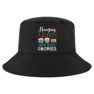 Hanging With My Home Health Nurse Gnomies Xmas Nurse Gnomes Gift Cool Comfort Performance Bucket Hat