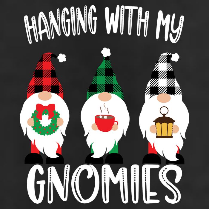 Hanging With My Gnomies, Merry Christmas Gnomes Garden Gnome 11oz C Handle Ceramic Mug