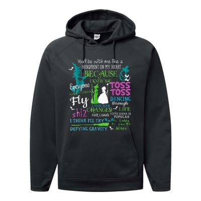 Halloween Wicked Musical Performance Fleece Hoodie