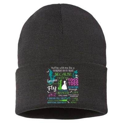 Halloween Wicked Musical Sustainable Knit Beanie