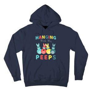 Hanging With My Peeps Colorful Bunny Easter Day Gifts Tall Hoodie