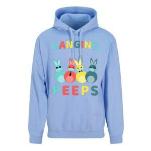 Hanging With My Peeps Colorful Bunny Easter Day Gifts Unisex Surf Hoodie