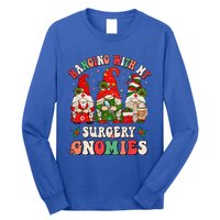 Hanging With My Surgery Gnomies Christmas Surgical Nurse Long Sleeve Shirt