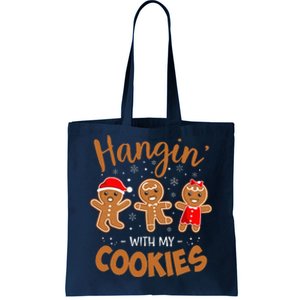 Hangin With My Cookies Gingerbread Christmas Teacher Tote Bag