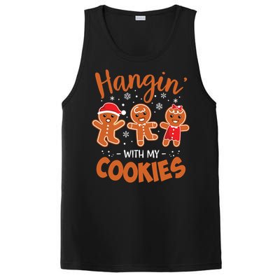 Hangin With My Cookies Gingerbread Women Christmas Teacher PosiCharge Competitor Tank