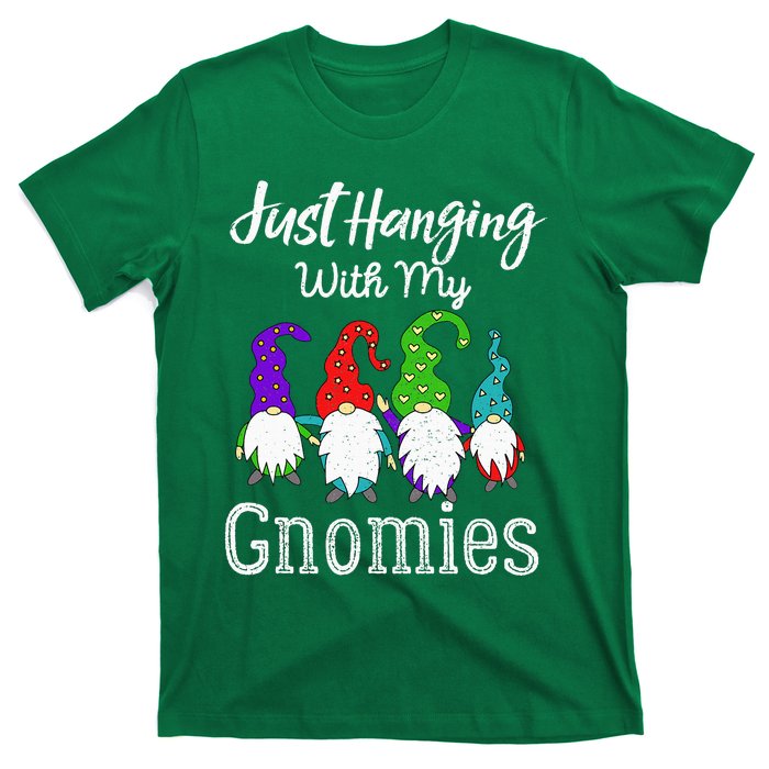 Hanging With My Gnomies Funny Garden Gnome Graphics T-Shirt