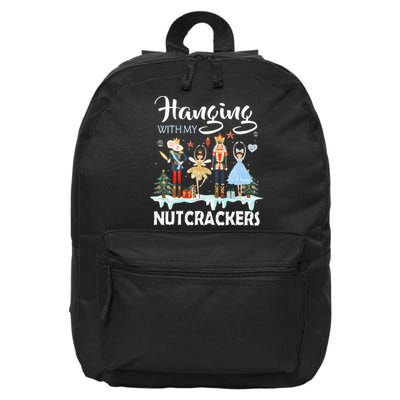 Hanging With My Nutcrackers Squad Christmas Ballet Dance 16 in Basic Backpack