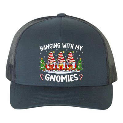 Hanging With My Gnomies Matching Family Christmas Pjs Gnome Yupoong Adult 5-Panel Trucker Hat