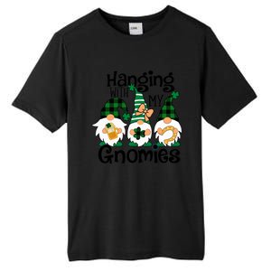 Hanging With My Gnomies Sublimation St. Patrick's Day Tall Fusion ChromaSoft Performance T-Shirt