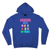 Hanging With My Peeps Easter Egg Hunt Easter Bunny Unisex Gift Hoodie