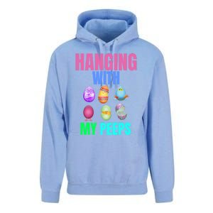 Hanging With My Peeps Easter Egg Hunt Easter Bunny Unisex Gift Unisex Surf Hoodie