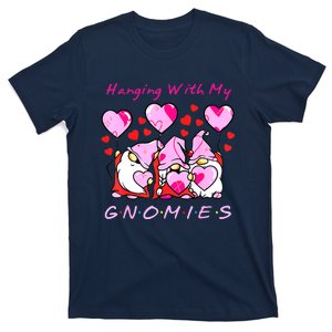 Hanging With My Gnomies Funny Gnome Friend Valentines Day T-Shirt