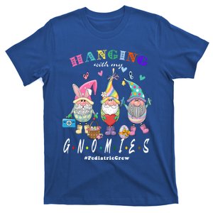 Hanging With My Gnomies Pediatric Nurse Easter Day Gift T-Shirt