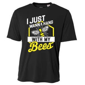 Hang With My Bees Beekeeper & Beekeeping Gift Cooling Performance Crew T-Shirt