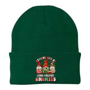 Hanging With My Labor & Delivery Gnomies Christmas L&D Nurse Knit Cap Winter Beanie