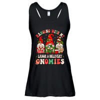 Hanging With My Labor & Delivery Gnomies Christmas L&D Nurse Ladies Essential Flowy Tank