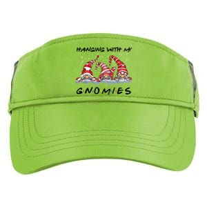 Hanging With My Gnomies Friends Christmas Adult Drive Performance Visor