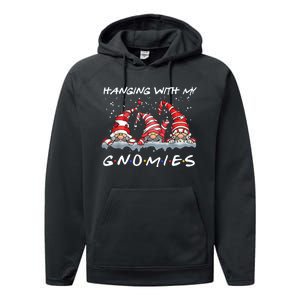 Hanging With My Gnomies Friends Christmas Performance Fleece Hoodie