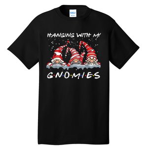 Hanging With My Gnomies Friends Christmas Tall T-Shirt