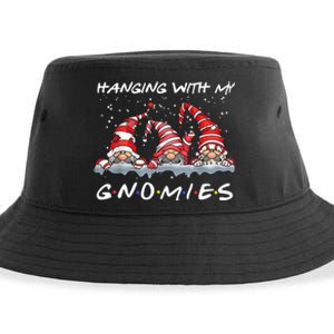 Hanging With My Gnomies Friends Christmas Sustainable Bucket Hat