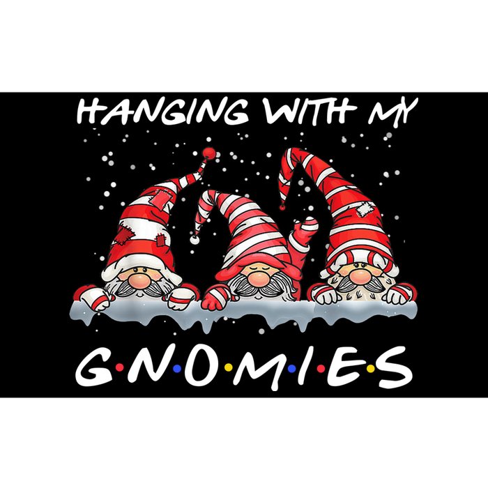 Hanging With My Gnomies Friends Christmas Bumper Sticker