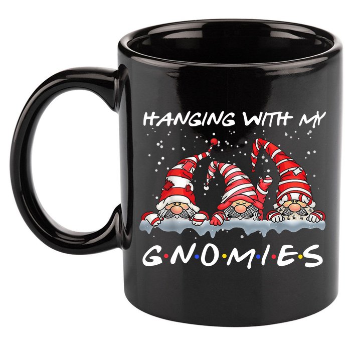Hanging With My Gnomies Friends Christmas 11oz C Handle Ceramic Mug
