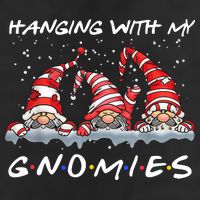 Hanging With My Gnomies Friends Christmas 11oz C Handle Ceramic Mug
