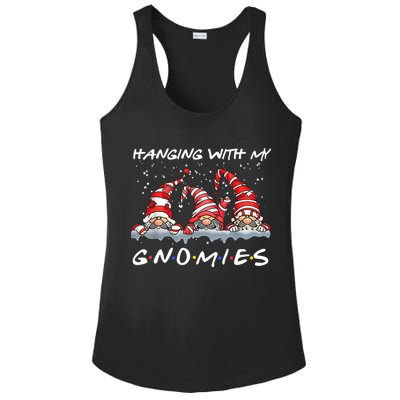 Hanging With My Gnomies Friends Christmas Ladies PosiCharge Competitor Racerback Tank