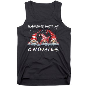 Hanging With My Gnomies Friends Christmas Tank Top