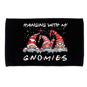 Hanging With My Gnomies Friends Christmas Microfiber Hand Towel