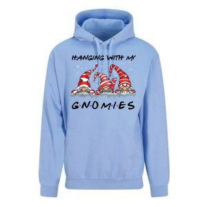 Hanging With My Gnomies Friends Christmas Unisex Surf Hoodie