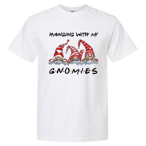 Hanging With My Gnomies Friends Christmas Garment-Dyed Heavyweight T-Shirt