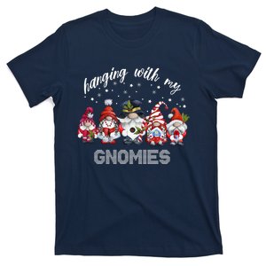 Hanging With My Gnomies Funny Garden Gift For Christmas T-Shirt