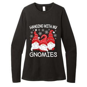 Hanging With My Gnomies Christmas Gnome Xmas Womens CVC Long Sleeve Shirt