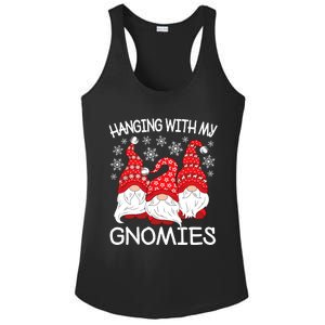 Hanging With My Gnomies Christmas Gnome Xmas Ladies PosiCharge Competitor Racerback Tank