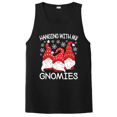 Hanging With My Gnomies Christmas Gnome Xmas PosiCharge Competitor Tank