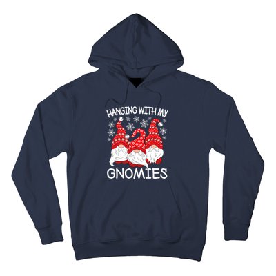 Hanging With My Gnomies Christmas Gnome Xmas Hoodie