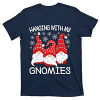 Hanging With My Gnomies Christmas Gnome Xmas T-Shirt