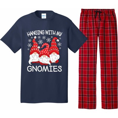 Hanging With My Gnomies Christmas Gnome Xmas Pajama Set