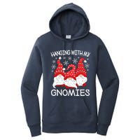 Hanging With My Gnomies Christmas Gnome Xmas Women's Pullover Hoodie