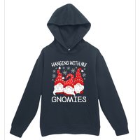 Hanging With My Gnomies Christmas Gnome Xmas Urban Pullover Hoodie