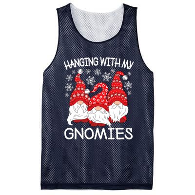 Hanging With My Gnomies Christmas Gnome Xmas Mesh Reversible Basketball Jersey Tank