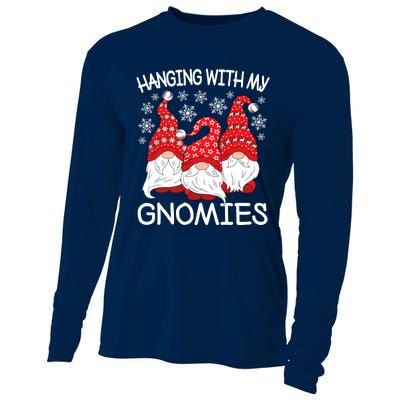 Hanging With My Gnomies Christmas Gnome Xmas Cooling Performance Long Sleeve Crew