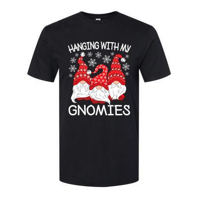 Hanging With My Gnomies Christmas Gnome Xmas Softstyle CVC T-Shirt