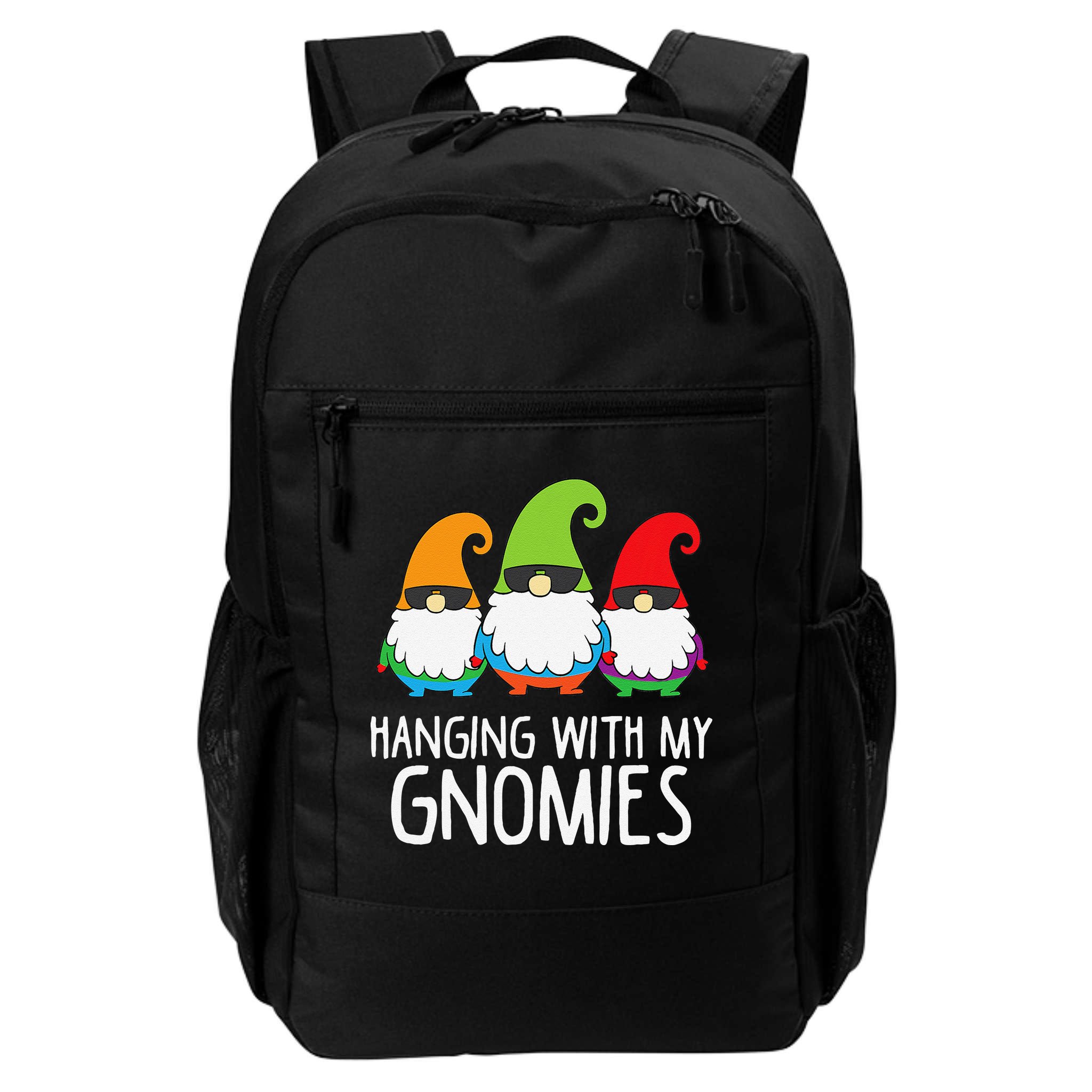 Hanging With My Gnomies Funny Garden Gnome Backpack