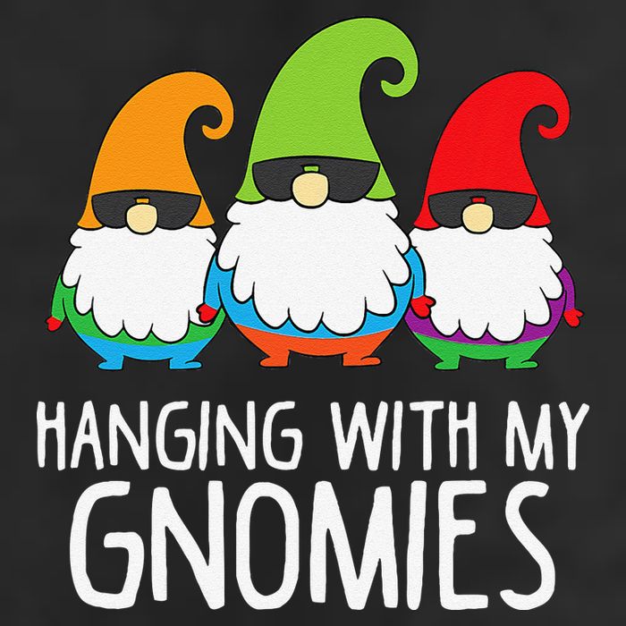 Hanging With My Gnomies Funny Garden Gnome Adult Drive Performance Visor