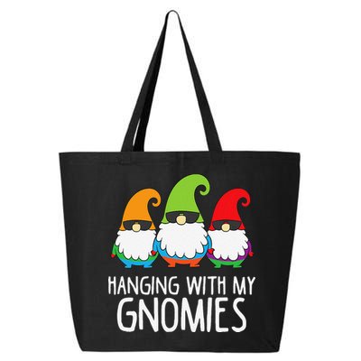 Hanging With My Gnomies Funny Garden Gnome 25L Jumbo Tote