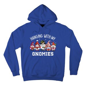 Hanging With My Gnomies Funny Garden Gnomes Christmas Great Gift Hoodie