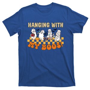 Hanging With My Boos Halloween Nurse Doctor Boo Ghost Squad Meaningful Gift T-Shirt